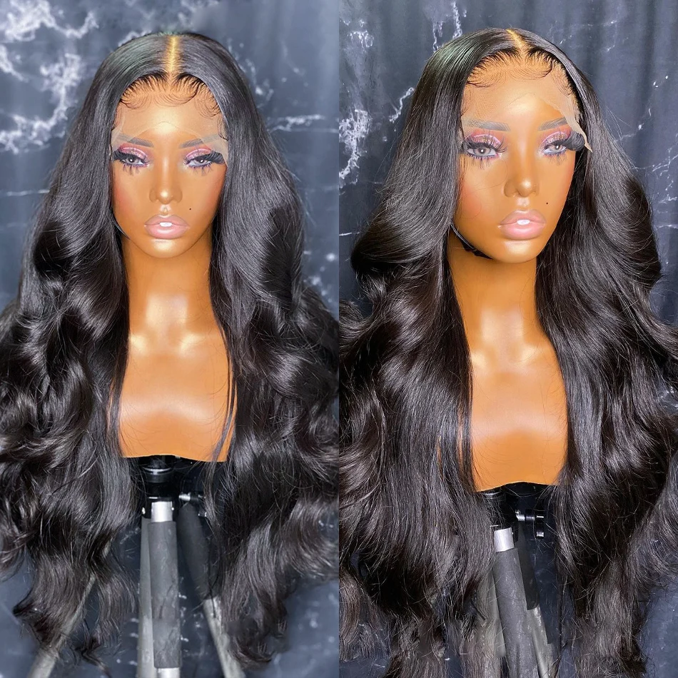 30 40 Inch 13x4 13x6 HD Body Wave Lace Front Wig Pre Plucked Loose Wave Lace Frontal Wig 100% Human Hair Wigs For Black Women