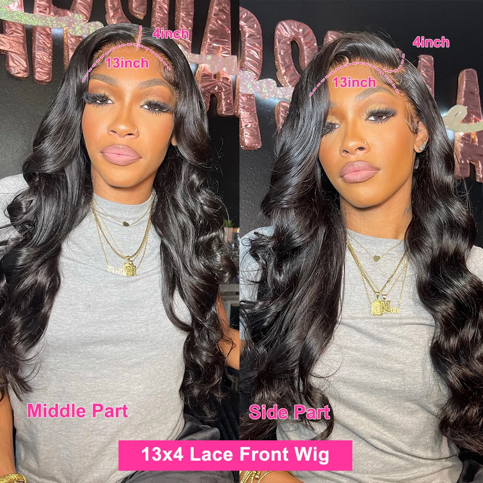 30 40 Inch 13x4 13x6 HD Body Wave Lace Front Wig Pre Plucked Loose Wave Lace Frontal Wig 100% Human Hair Wigs For Black Women