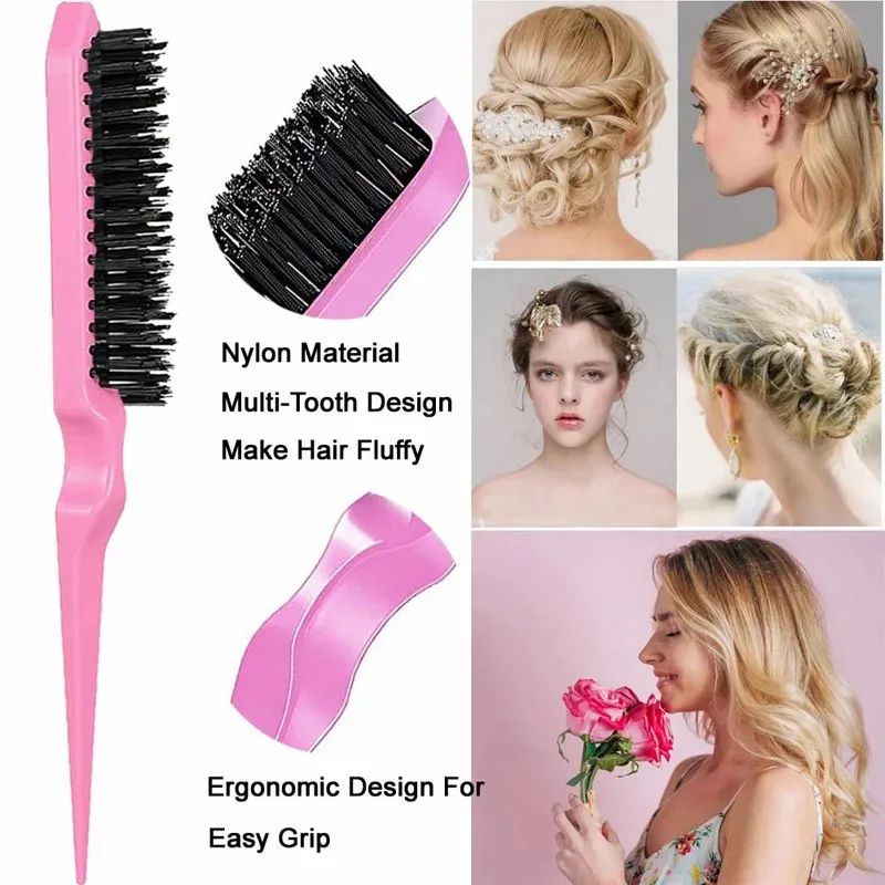 12pc/set Women's Hair Comb Hairstyling tools kit hairstyling accessories hair Spray Bottle Hair Brsuh Edge Hair Brush Curly Hair