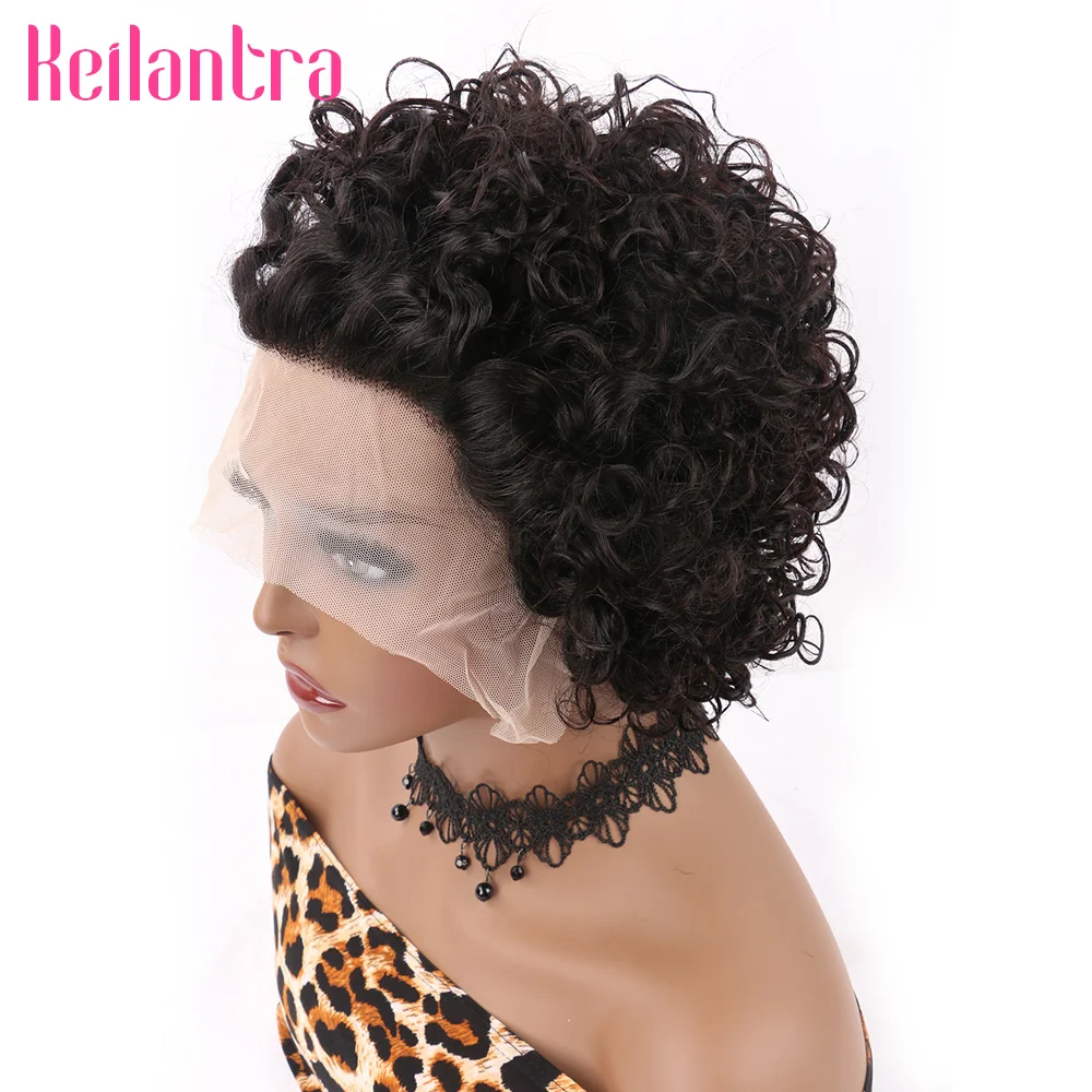 Pixie Cut Wig Human Hair 13x1 Lace Frontal Wigs Human Hair Short Bob Human Hair Wigs For Black Women Lace Front Human Hair Wig