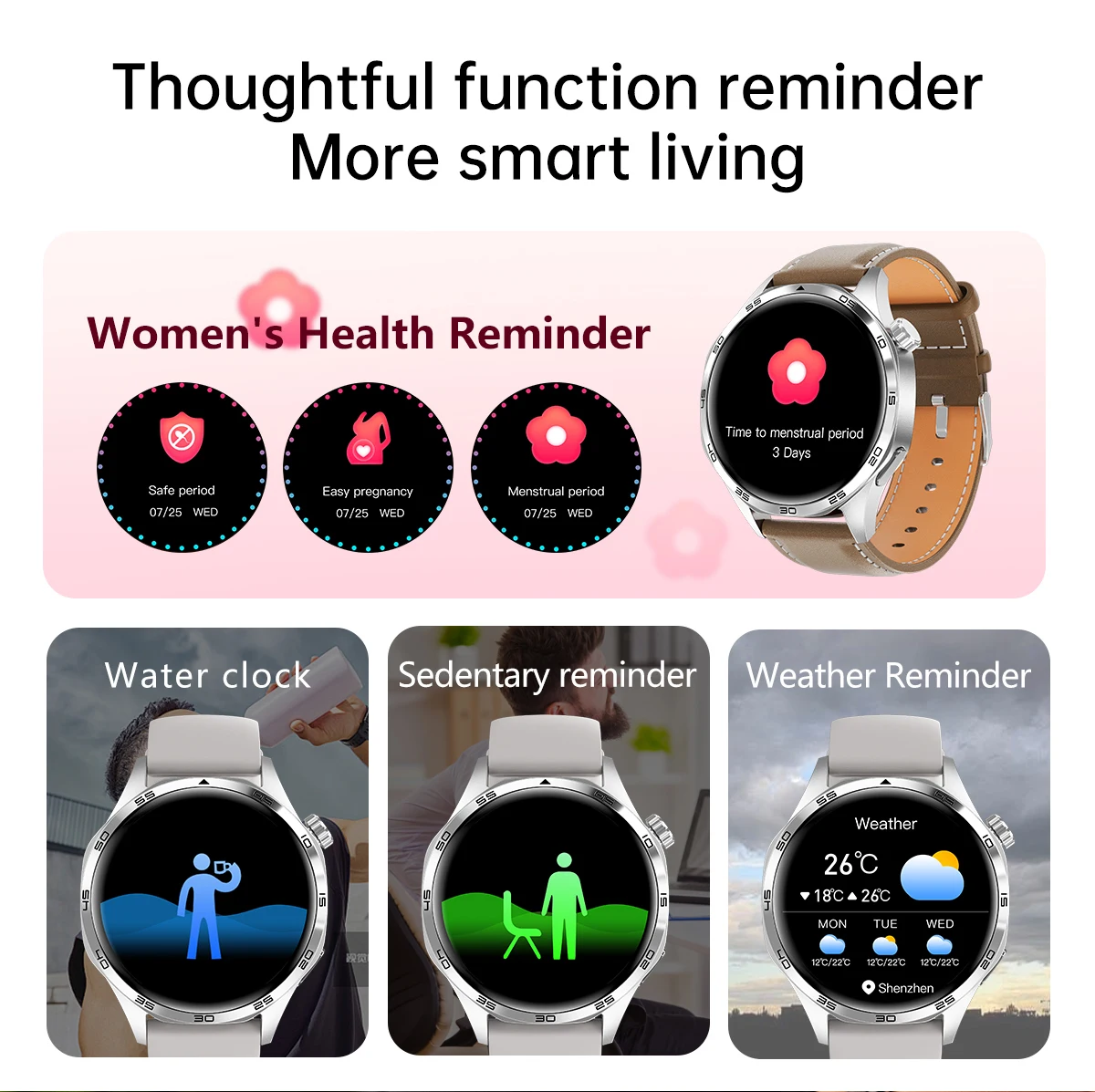 GT5 PRO Smart Watch Men Watch 5 Pro AMOLED HD Screen Bluetooth Call GPS Trajectory NFC Heart Rate Compass SmartWatches 2024 New