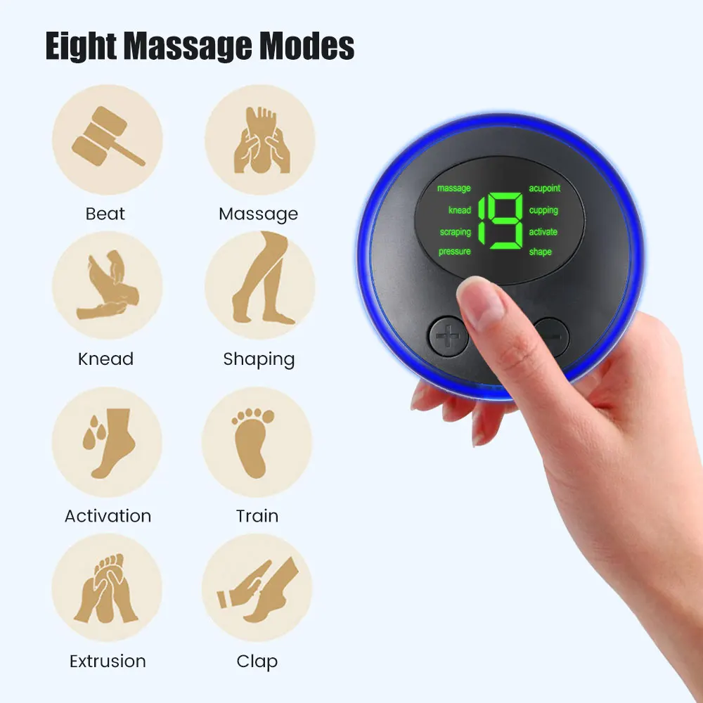 Mini Portable EMS Neck Massager Electric Neck Stretcher For Cervical Muscle Pain Relief And Shoulder Relaxation Massage Patch