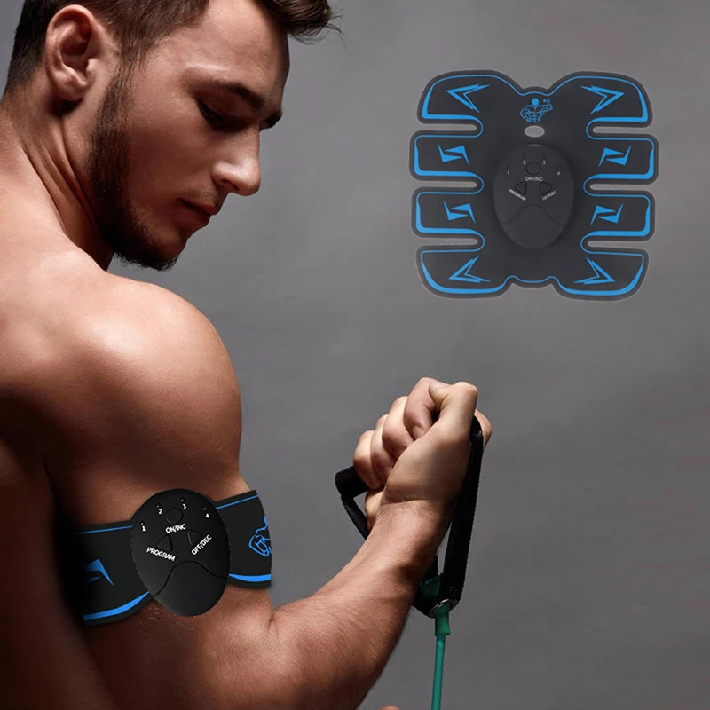 Body Slimming Massager EMS Wireless Muscle Stimulator Trainer Smart Fitness Abdominal Training Electric Weight Loss Stickers