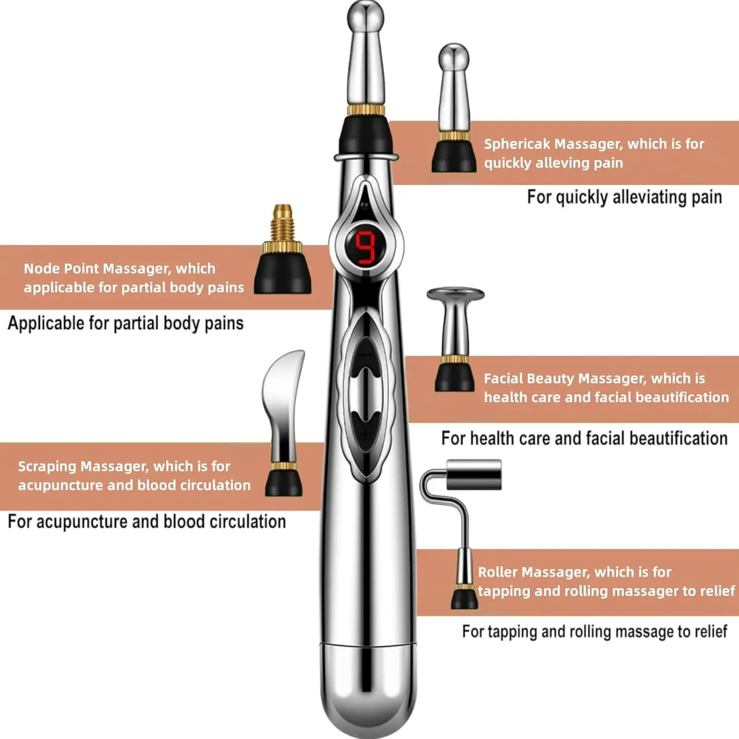 Electronic Acupuncture Pen Acupuncture Point Pen Acupuncture Point Pen Meridian Energy Meridian Pen Acupuncture Acup Massage Pen