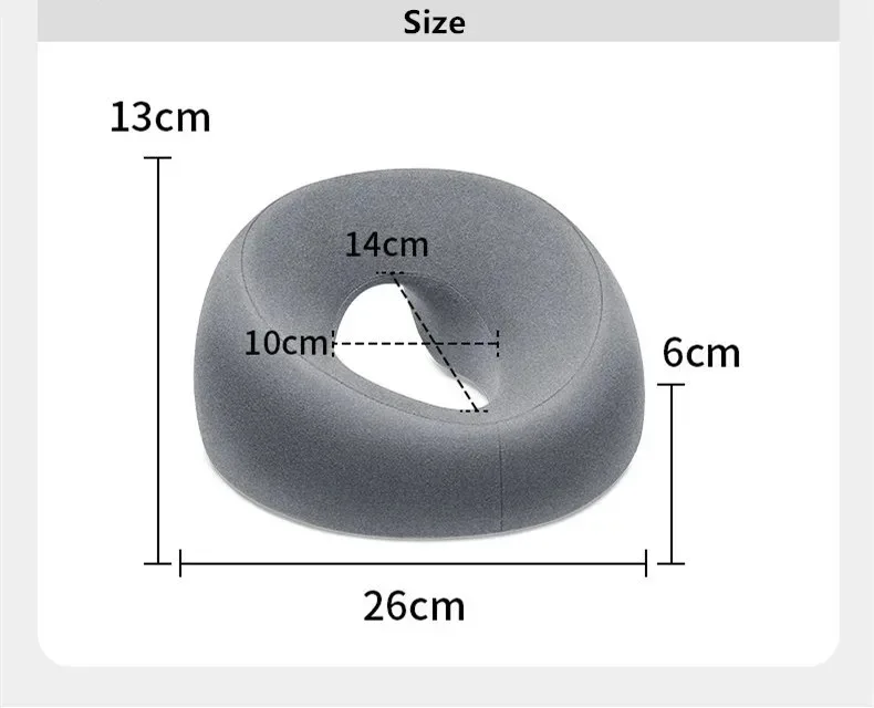 Ergonomics Lying Down Pillow Memory Foam Breathable Head Rest Support Pillow Body Massage Face Rest Pillow for Beauty Salon