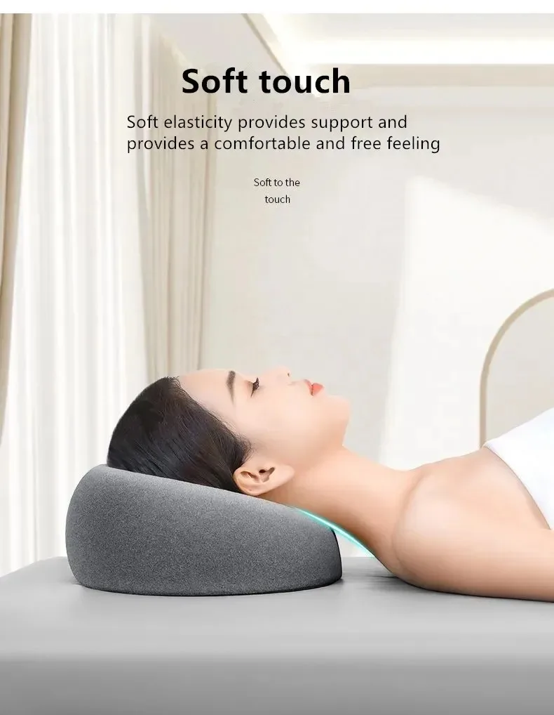 Ergonomics Lying Down Pillow Memory Foam Breathable Head Rest Support Pillow Body Massage Face Rest Pillow for Beauty Salon