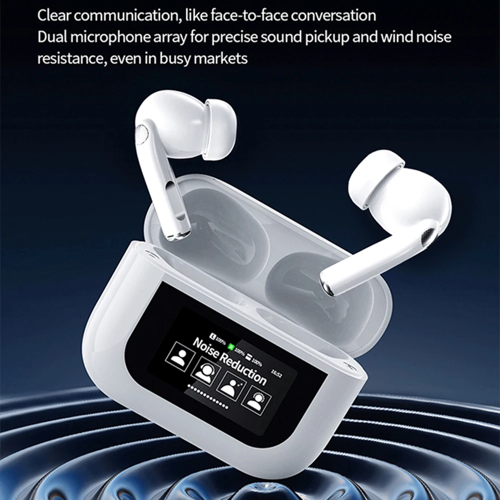 Real-time New Voice Translation Earbuds 80 Languages Translation Wireless Bluetooth5.0 Headset With Charging Box Earphone