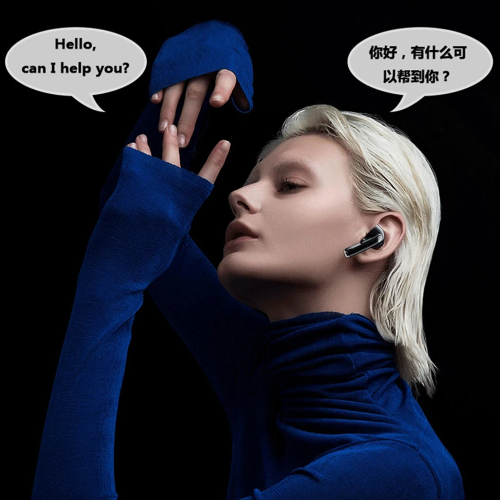 Real-time New Voice Translation Earbuds 80 Languages Translation Wireless Bluetooth5.0 Headset With Charging Box Earphone