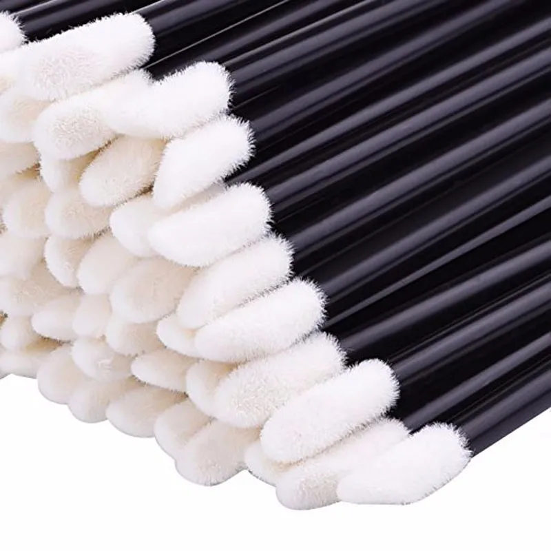 50/500/1000pcs Lip Brushes Makeup Mascara Wands Lipstick Micro Brushes Applicators Cleaner for Eyelash Extension Tools