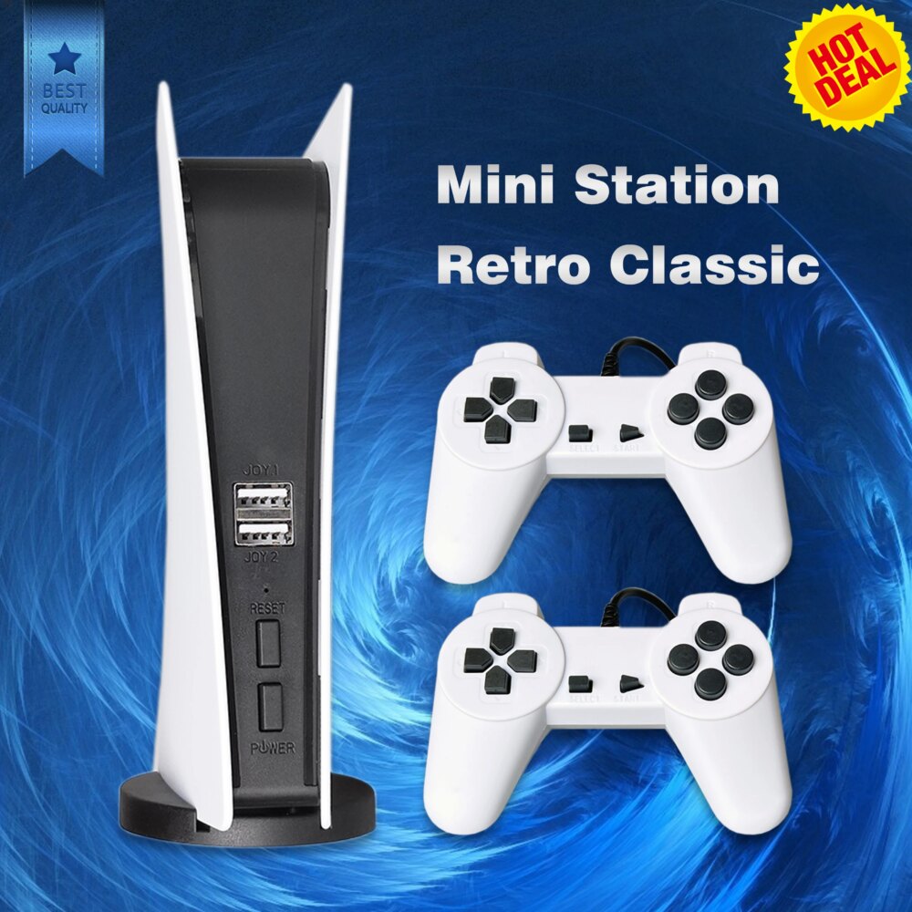 GS5 8-bit TV Video AV Output USB Plug and Play Support 200+ Nostalgia Game Console Electronic Mini Classic Retro Game Station